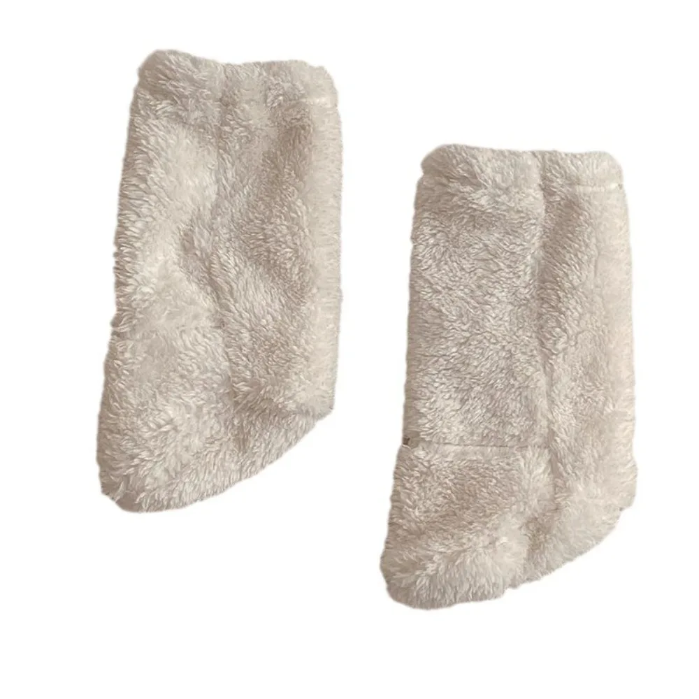 1 Pair Cute Thickened Newborn Baby Socks Solid Color Anti-slip Kids Floor Socks Warm Children's Sleeping Sock Winter