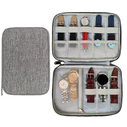 Watchband Box For Apple watch ultra 2 series 10 9 8 7 band Organizer Holder Bag Storage Case samsung galaxy watch 7 6 5 4 strap