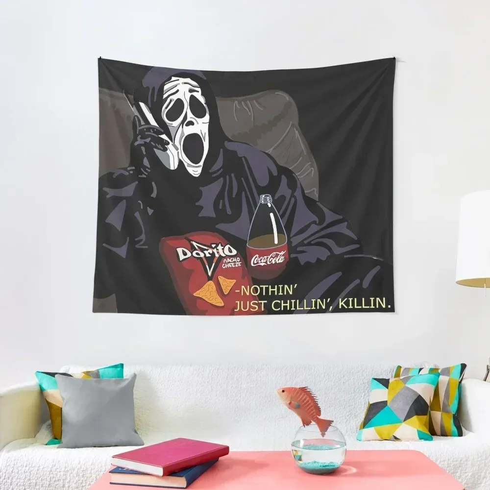 

Chill and Rilex Tapestry Home Decorations Decoration For Rooms Wall Art Room Decore Aesthetic Tapestry