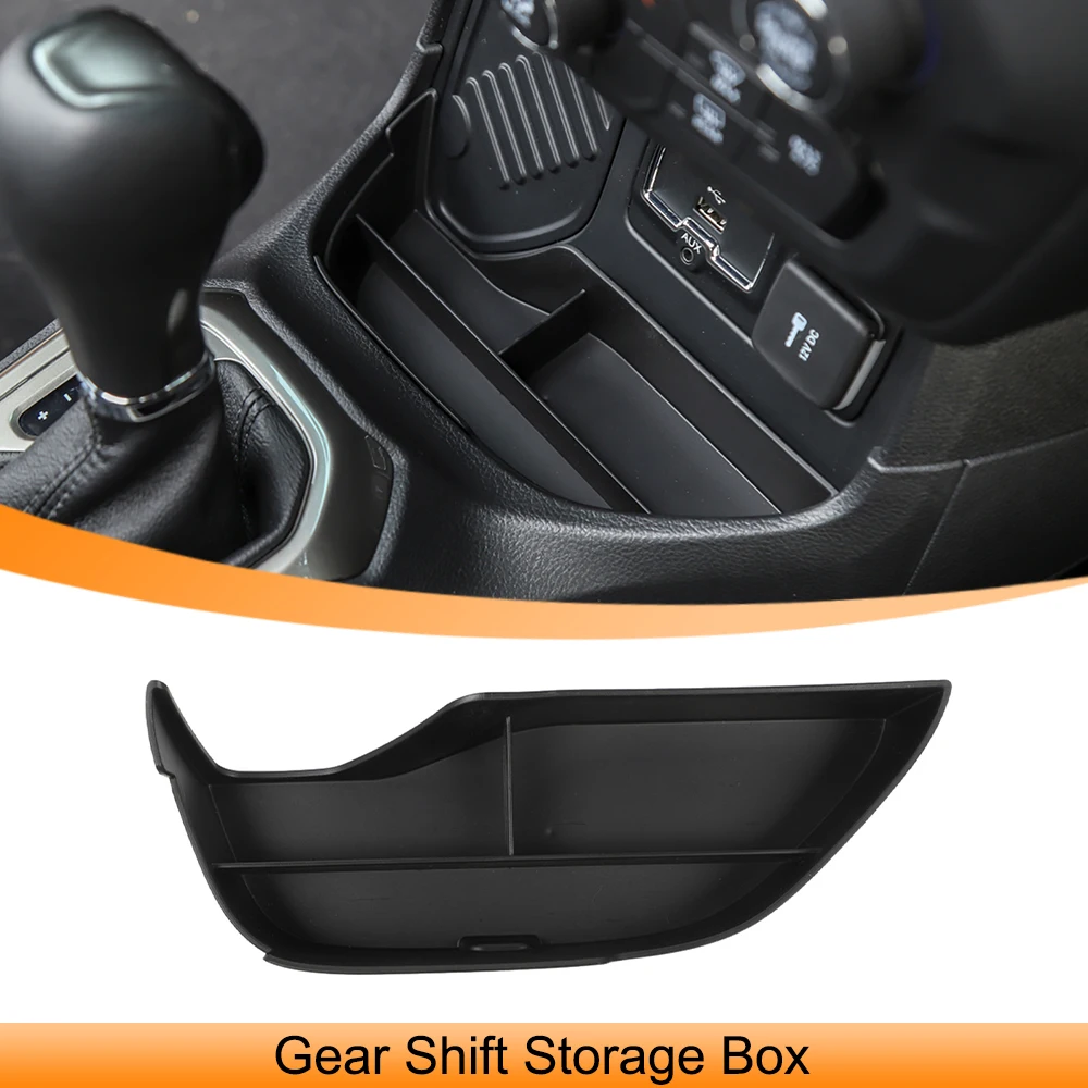 

Car Front Gear Shift Storage Box Organizer Tray for Jeep Renegade 2019 2020 2021 2022 2023 Stowing Tidying Interior Accessories