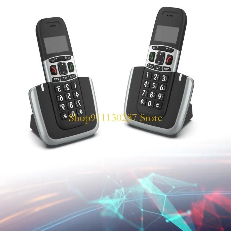J1HC D1004 Digital Cordless Phone with Answering Machine CallerID and Low Radiation Great for Home or Office Use