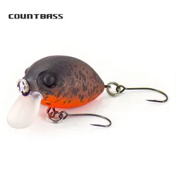 COUNTBASS-Cebo flotante de manivela, señuelo de pesca de plástico Wobbler Perch Leurre, para buceo, 3,6-1,26 M, 32mm, 0,13g (0,2 '', 0,5 oz)