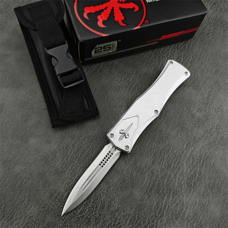 Ordinary version of Micro Technology Goddess Hera Zinc Outdoor Tactical EDC Survival Alloy Handle Assisted Flipper Folding Knife