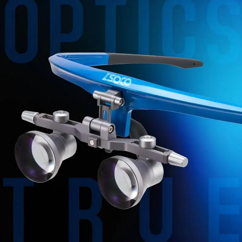 

Стоматологические лупы 2.5x/3.5x: Профессиональные откидные медицинские увеличительные очки с эргономичной легкой оправой, регулируемой межзрачковой дистанцией и высотой зрачка