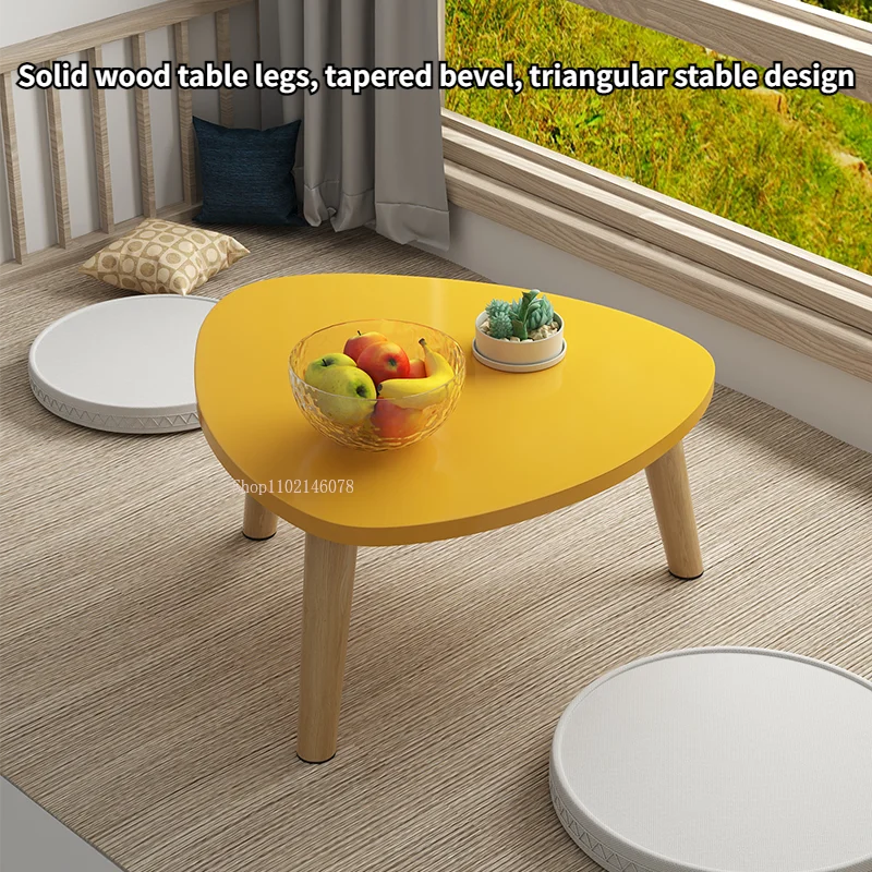 

Simple Small Coffee Table Nordic Modern Creative Round Table Small Apartment Sofa Side Table Balcony Mini Mesa Desk Mobile Ins