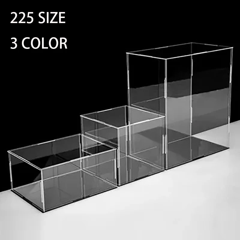 Acrylic Display Case Assemble Clear Display Box for Collectibles,Figures,Figurines,Toys,Dustproof Protection Showcase Storage