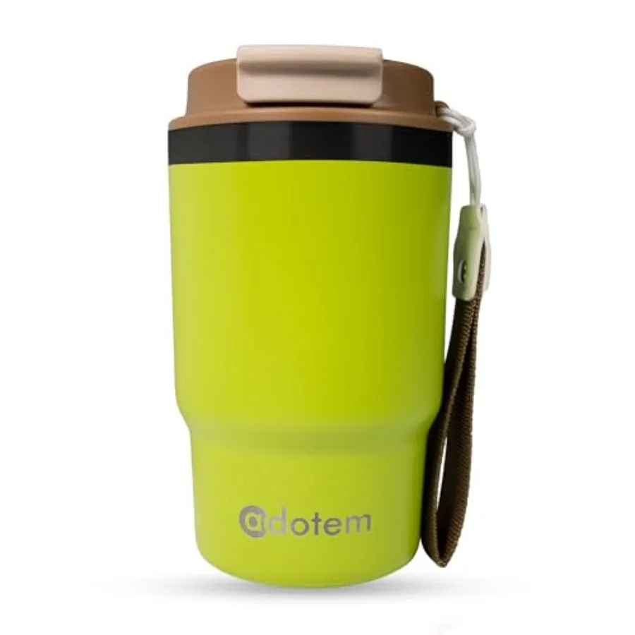 

16oz Travel Tumbler - Double Wall Vacuum Insulated Tumbler with Lid and Straw - Leakproof Stainless Steel Tumbler Cup for Water