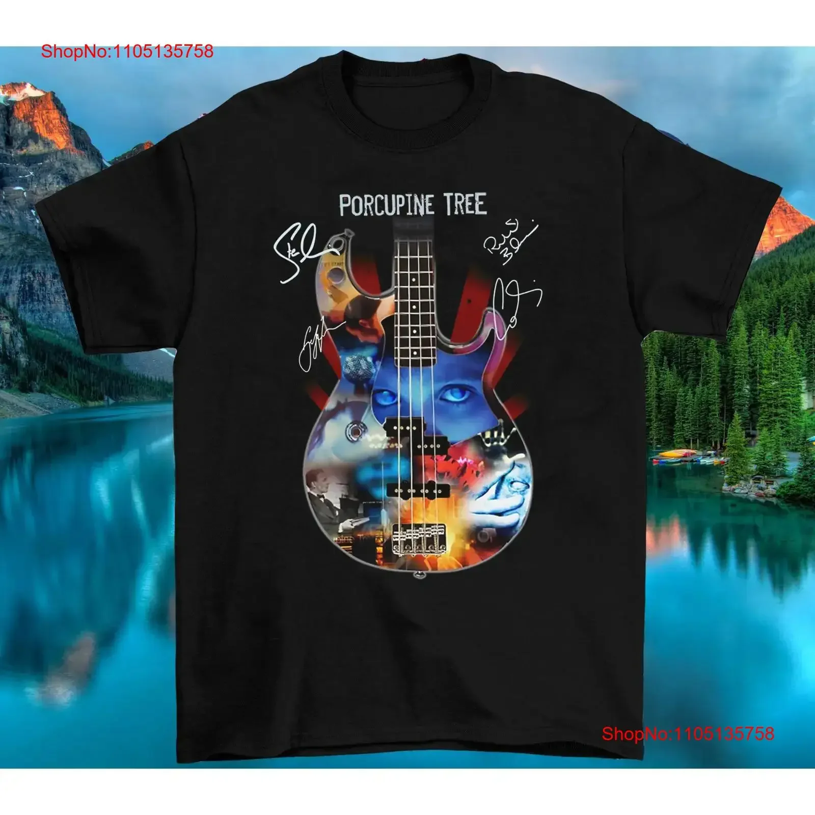 Porcupine Tree Signature Heavy Cotton Black All Size T Shirt For Men SG303 vintage Washed Comfortable Unisex designer clothes