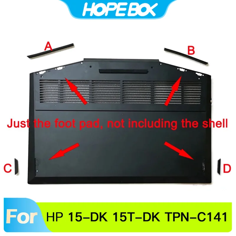 

New Laptop rubber pad for HP 15T-DK 15-DK TPN-C141 bottom shell foot pad Lower cover rubber