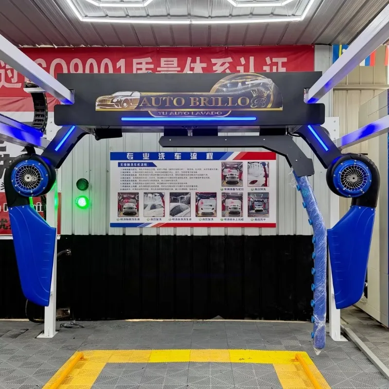 Customized Touchless Car Wash Machine Feature 360-degree Arms High-pressure Water Jets Automatic Car Wash Systems