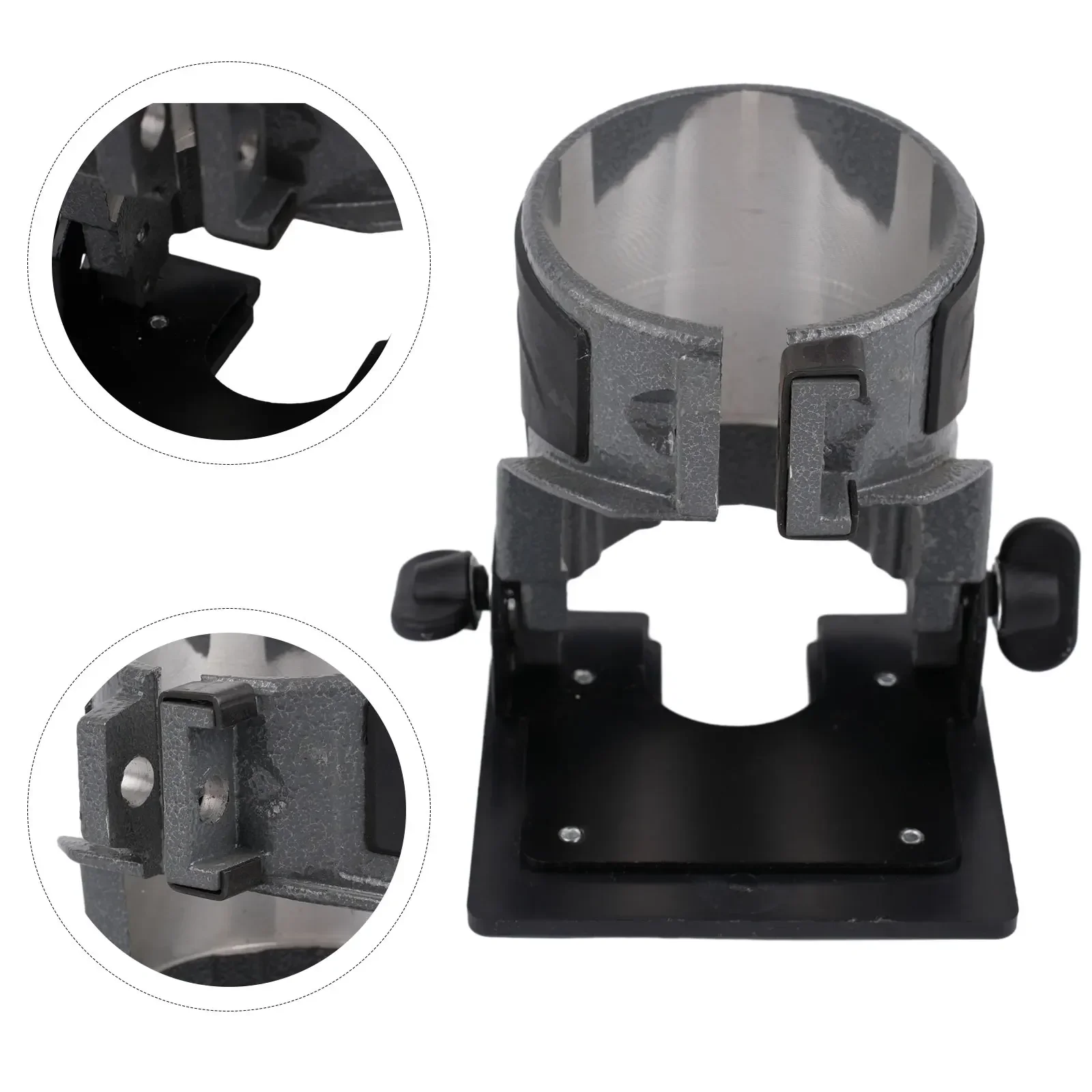 

Trimmer Base -30°~+45° Adjustment Angle Milling Cutter For RT0700C DRT50 3709 370 Trimming Machine Power Tool Accessories