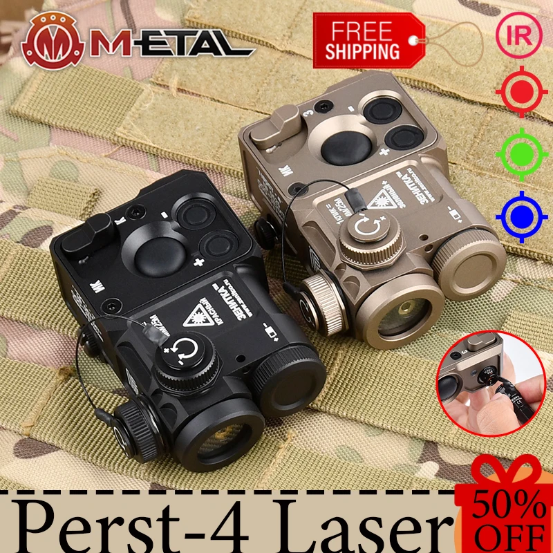 

WADSN Zenitco Perst-4 IR Version Red Dot Green Blue Aiming Indicator Sight High M300 M600 Flashlight Metal CNC Hunting Fit 20mm