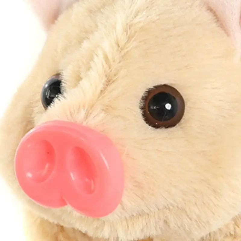 لعبة قطيفة إلكترونية تفاعلية وواقعية وآمنة للحيوانات، روبوت ناعم صديق للبشرة مع تحكم صوتي ذكي لأطفال عيد الفصح