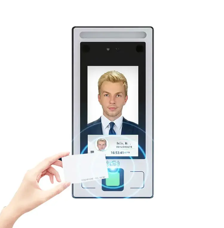 4.3in Face Biometric Time Attendance Device Face Recognition System Biometric Access Control Device For Office Buildings