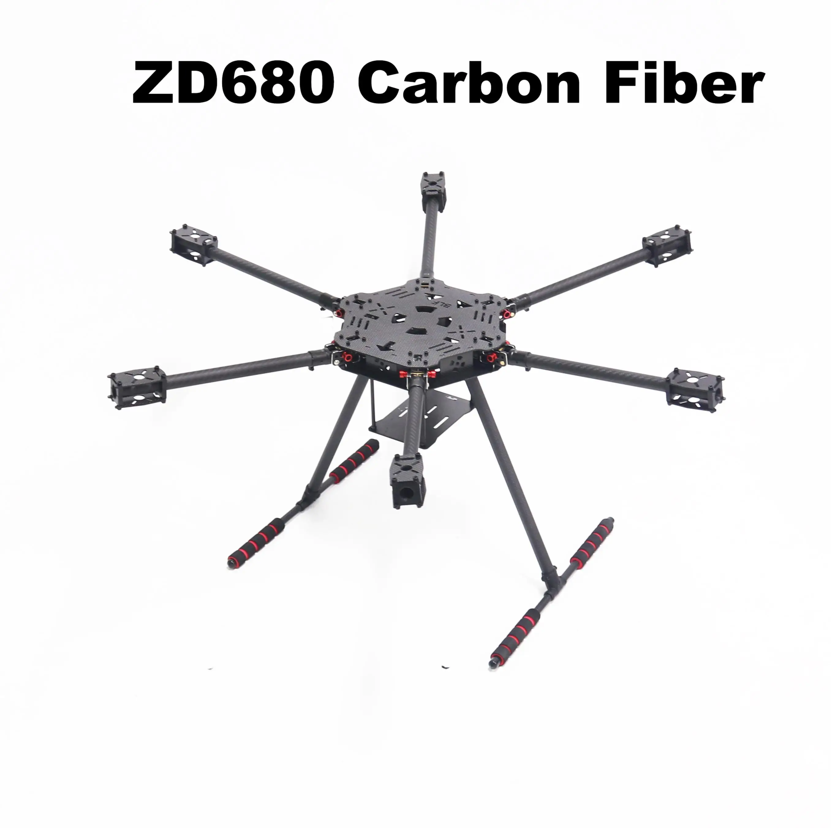 Cadre hexa-rotor RC F680 entièrement en Fiber de carbone ZD 680, bras pliable, Kit de cadre hexagonal avec train d'atterrissage inflodable pour FPV