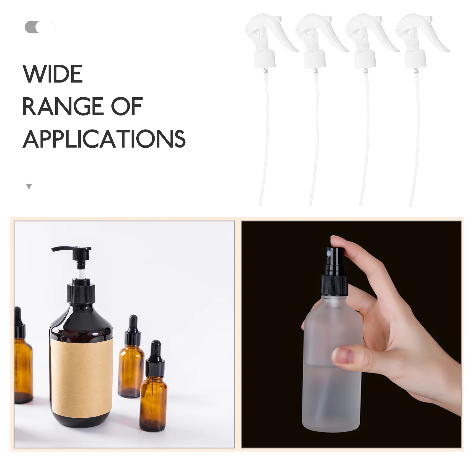 12 Pcs Nozzle for Garden Sprayer Bottle Chemical Detergent Handheld Gardening Assistant Cleaning Car Pet