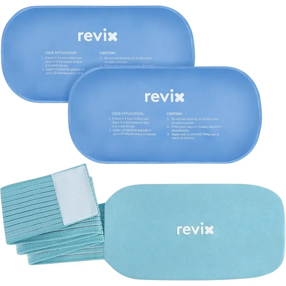 

Многоразовые компрессы для холодной и горячей терапии, регулируемые ремни для суставов, мышц и ротаторной манжеты - 10x5, синие