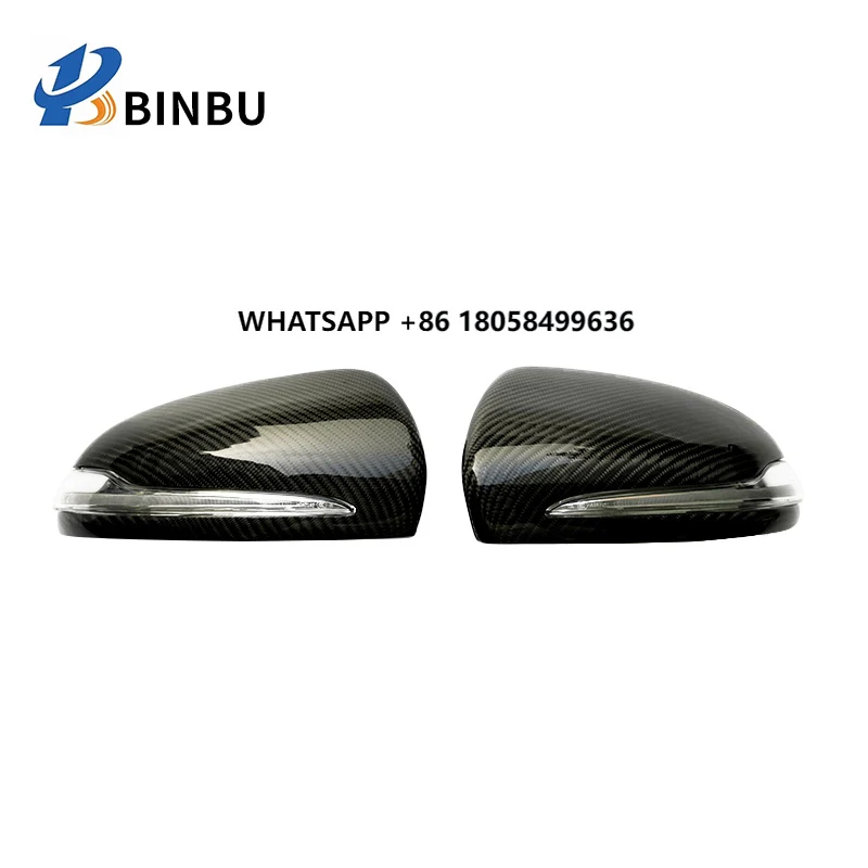 

For Mercedes Benz C-class W205 E-class W213w238 S-class W222 GLC X253 Carbon Fiber Rearview Mirror Cover (left Hand Drive)