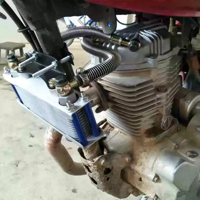 Engine Oil Cooler Radiator Fit CG125 150 175 200 Three-Wheeler Motorcycle Oil Cooling Mod Parts