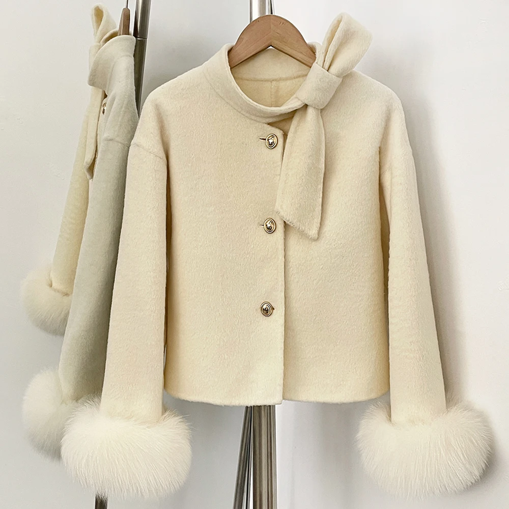 Woolen Coat Woman Winter Clothes Woman Luxury Trench Coat Fashion Winter Woman 2025 Luxury New in Coats & Jackets Fur Coat Woman