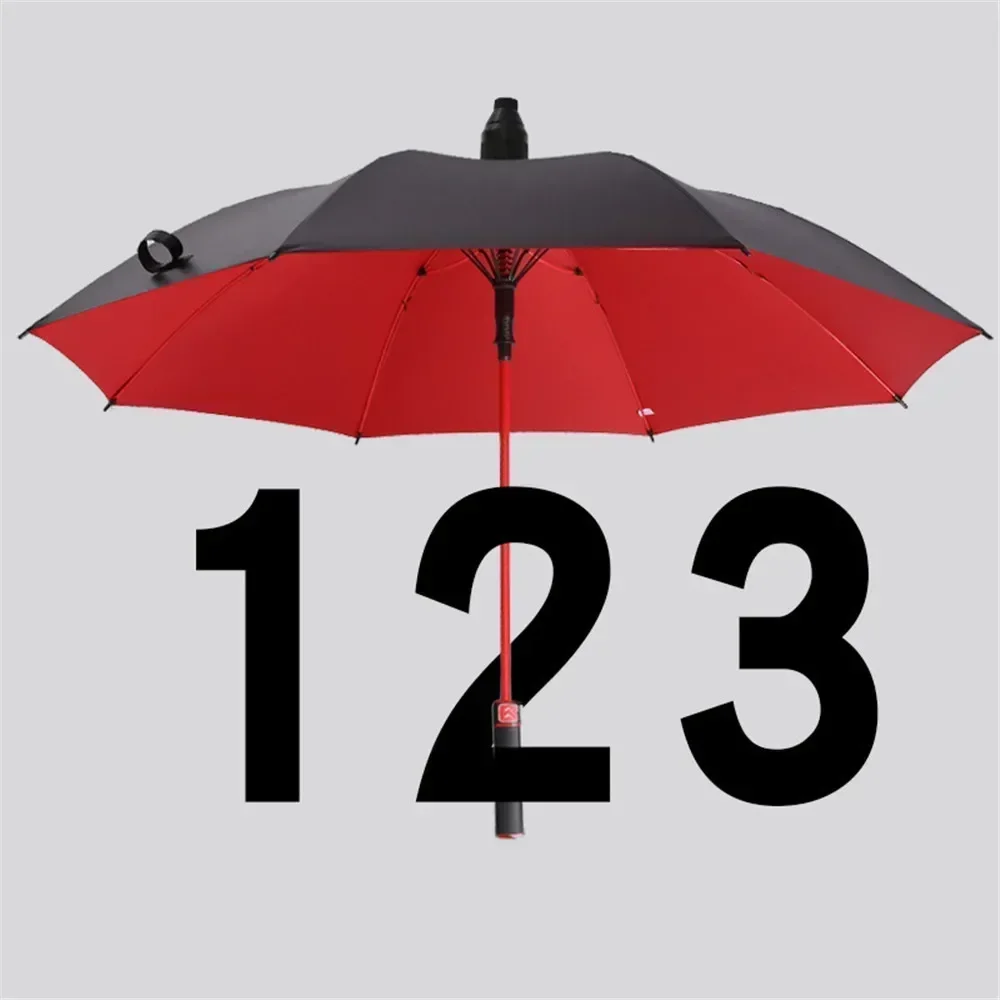 Large Golf  Waterproof  Long Handle Umbrella for Men Cover Automatic Double Plus Size Car Straight Rod Strong Wind-Resistant