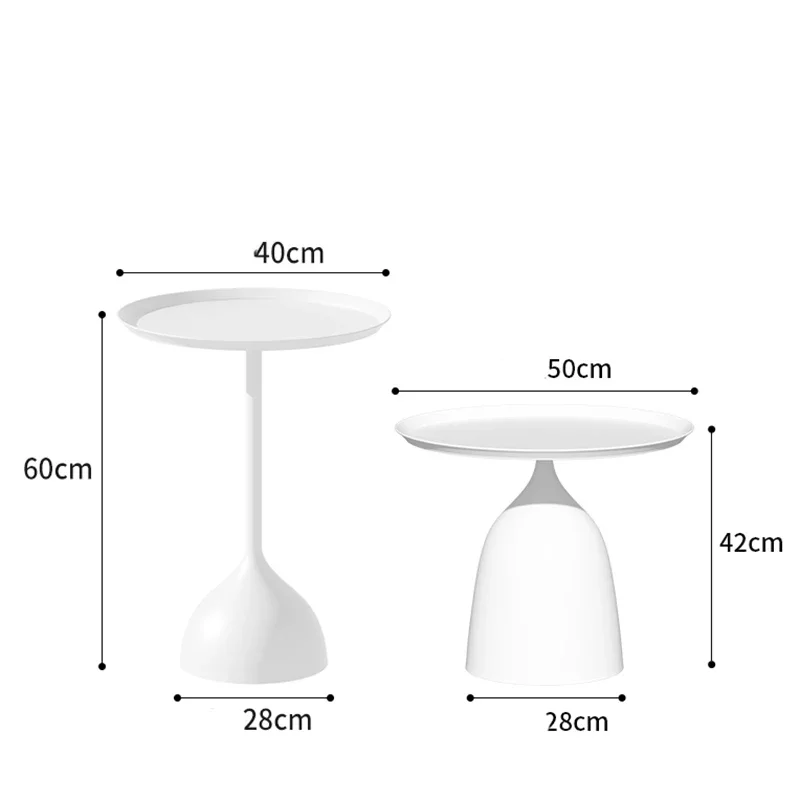 Round Unique Coffee Tables Glam Minimalist Space Saving Aesthetic Side Table Modern Premium Mesa De Centro De Sala Furniture