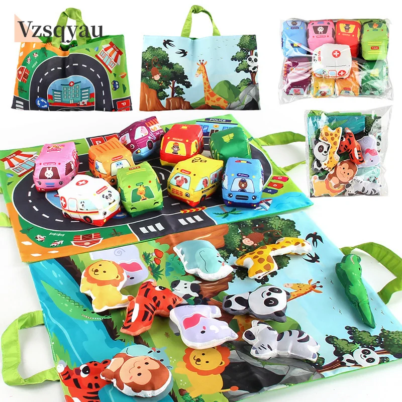 Early Education Toy Number Counting Math Toy Gift Montessori Toy for Todders Cloth Fishing Game with Stacking Cups Color Sorting