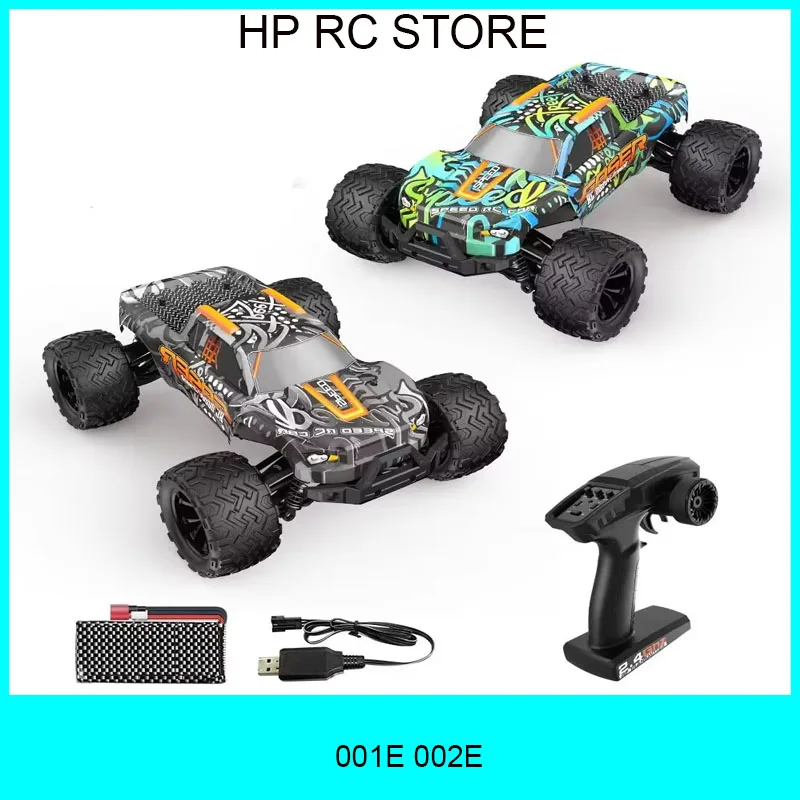 

001E/002E 1:14 4WD Brushless RC Car - 2.4G, 60km/h, Waterproof Off-Road RTR