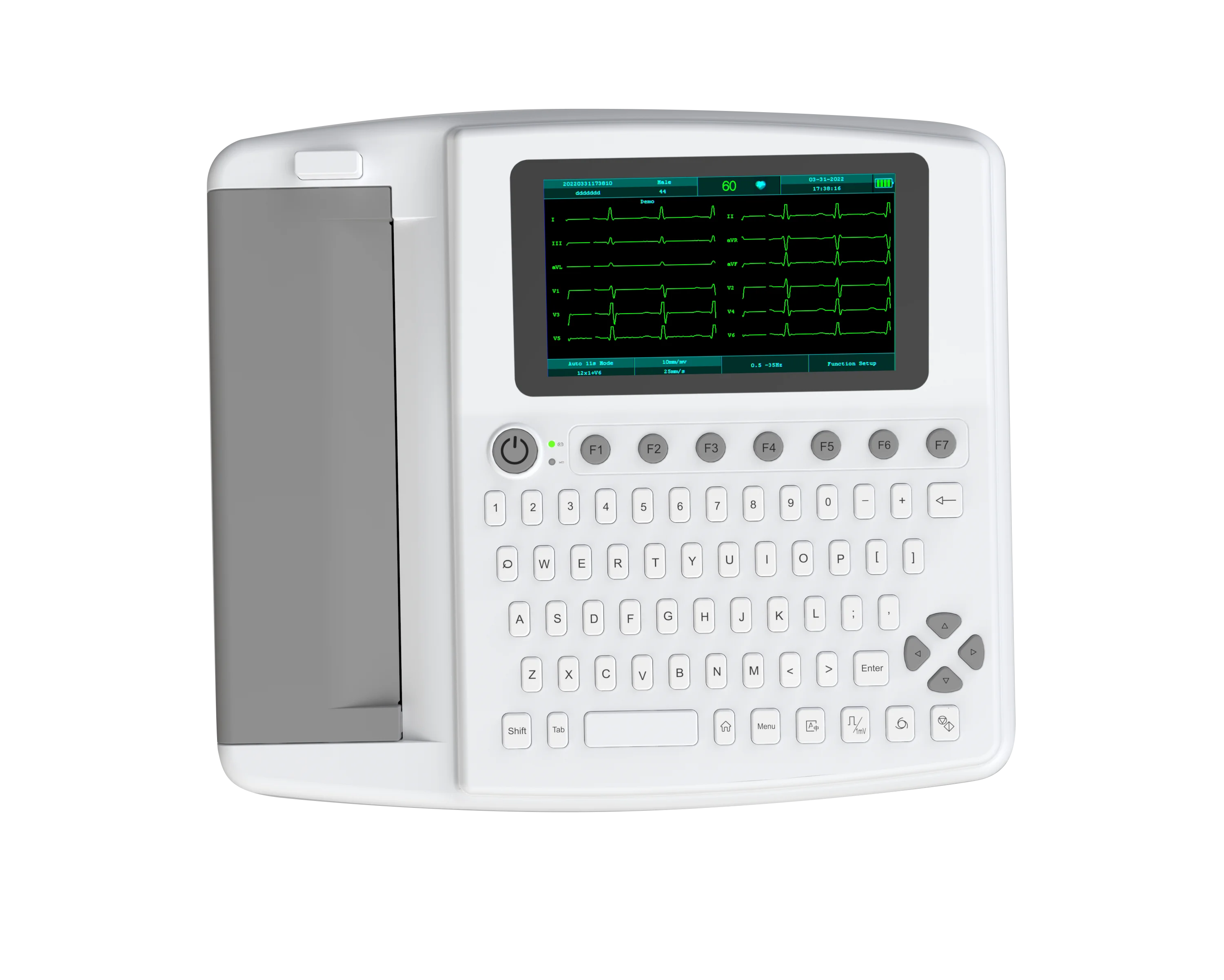 12 Channel Electrocardiograph portable Multi Parameter Multifunction patient  simulator Touch screen   simulator