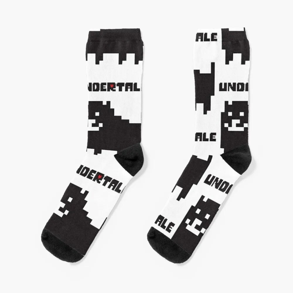 

Undertale - Cute Toby (Black Version) Socks Heating Sock Sports Socks Man