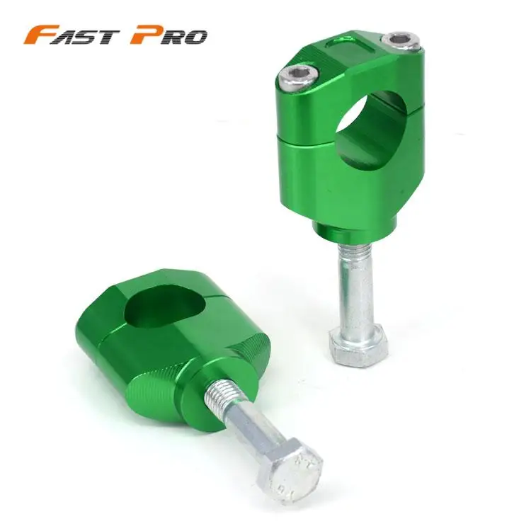 Motorcycle Handlebar Clamp CNC Aluminum Alloy Handlebar Clips 1 1/8\