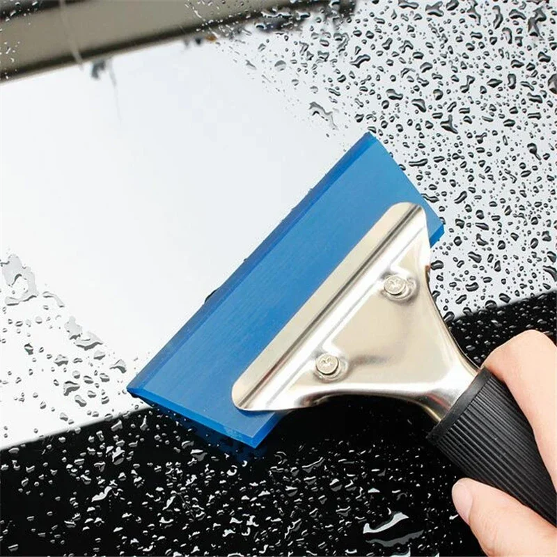 1PC Blue Razor Blade Scraper Water Squeegee Tint Tool for Car Auto Film For Window Cleaning Newest Dropping Shipping