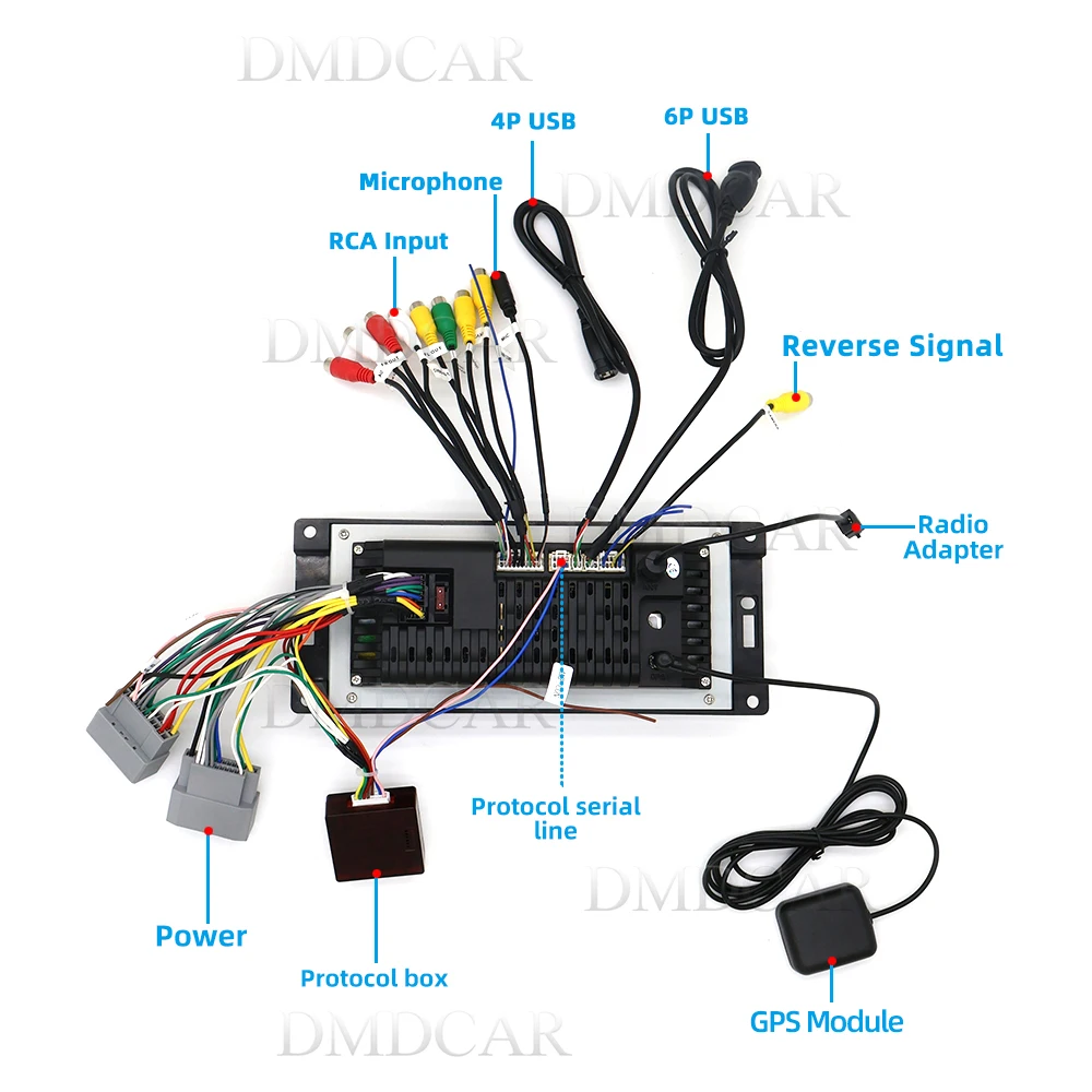 Radio con GPS para coche, reproductor Multimedia Universal con Android 13, DVD, vídeo, Carplay con cable, Wifi, para Dodge Chrysler Jeep