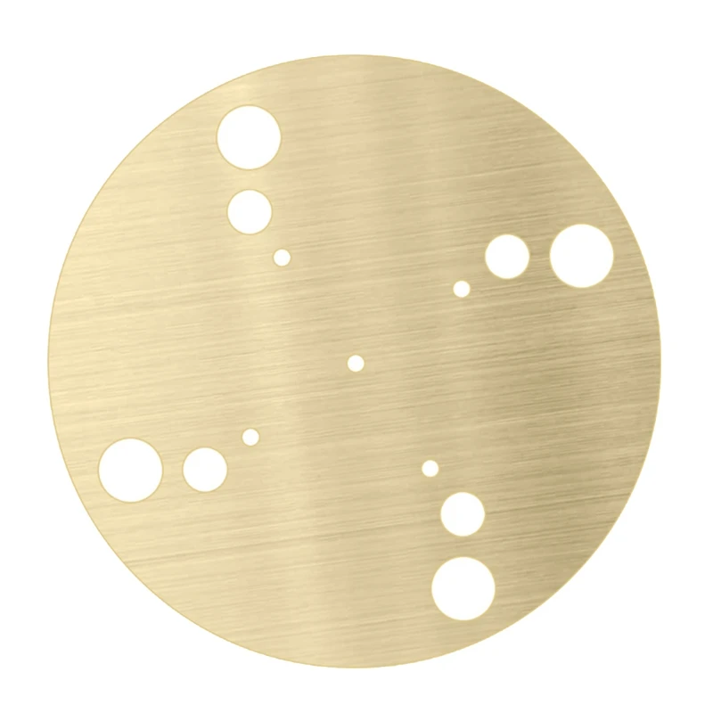 

High-Fidelity Pure Brass Turntable Platter Mat Record Players Pad For LP Vinyl Record Player Home Accessories