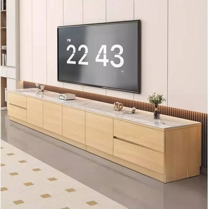 Black Adjustable Reliable Classic Tv Cabinet Stable Smooth Strong Distinctive Tv Cabinet Meuble Television Household Furniture