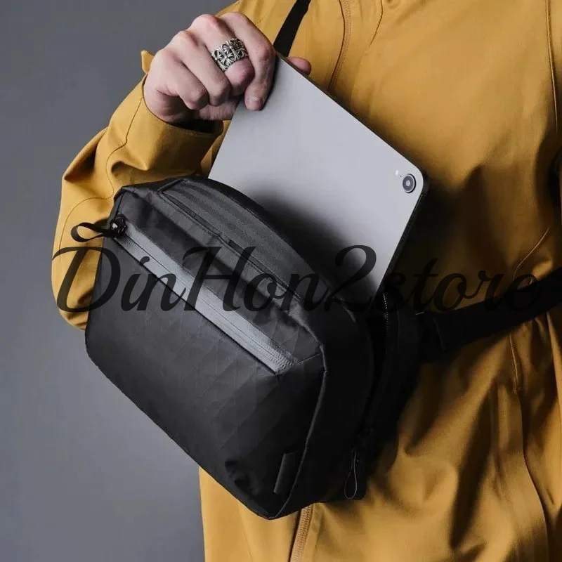 New Waterproof Nylon Functional Wind Storage Bag, Multi-functional Large-capacity Men's Portable Tote Bag