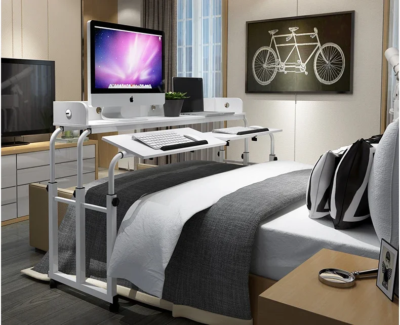 Double mesa can tilt table nursing  Laptop desk across the bed