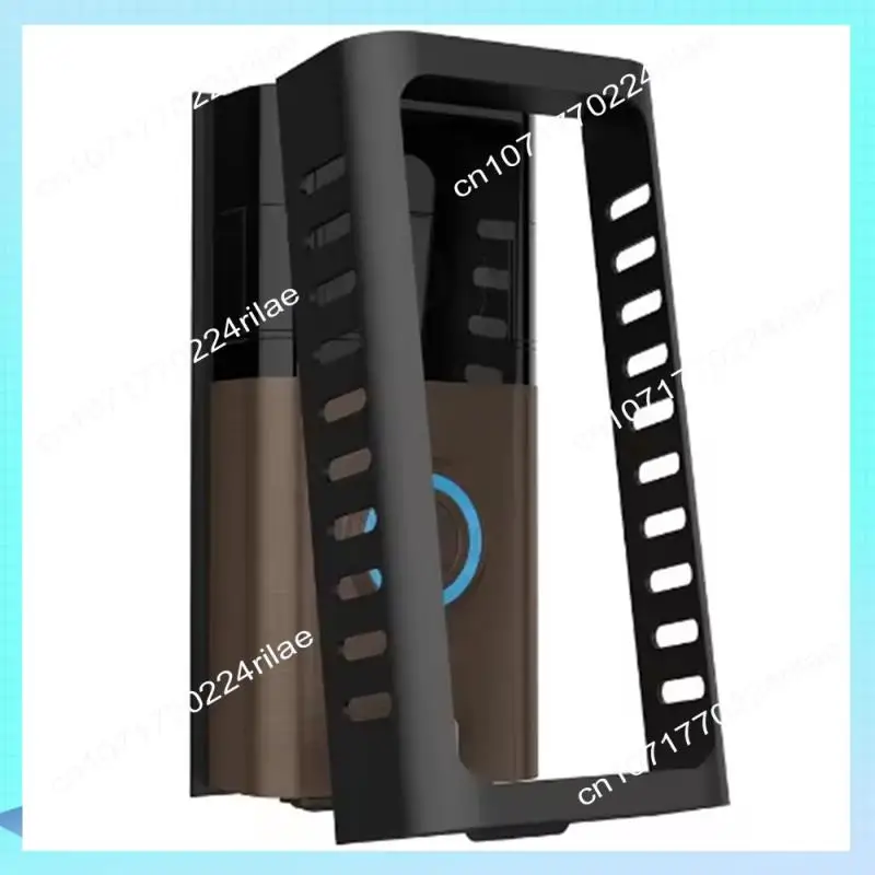 A17Z Metal Cover Bracket For Ring Video Doorbell 1/2/3/3 Plus/4 Holder With Adjustable Angle Anti-Theft Door