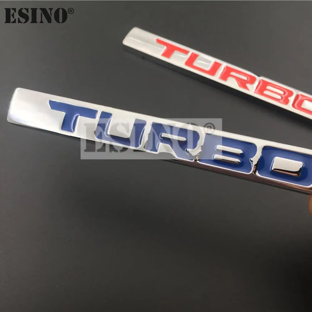 New Car Styling Turbo Boost Loading Boosting 3D Metal Chrome Zinc Alloy Emblem Badge Sticker Decal for Honda Civic CR-V U-RV