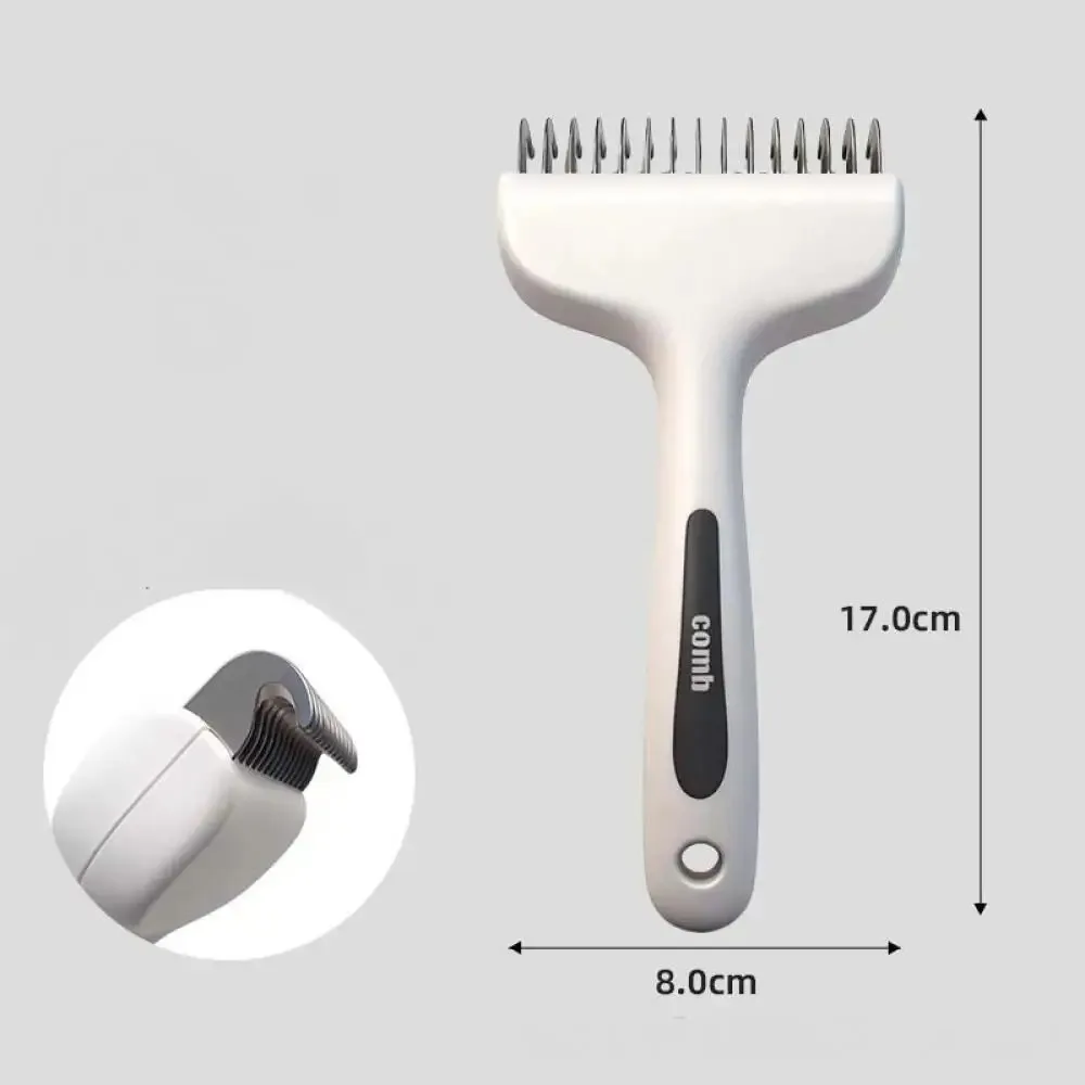Pet Detangling Comb Long Hair Knot Remover Undercoat Grooming Brush for Dogs Cats Beauty Care Supplies