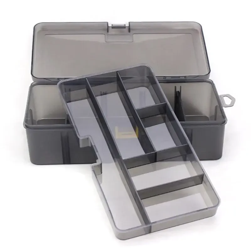Portable Small Box Multipurpose Storage Box Tool Box Double Layer Box Storage Assortment Boxes Small Parts Box