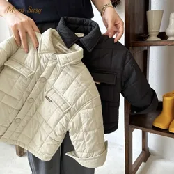 Baby Boy Girl Cotton Padded Shirt Jacket Infant Toddler Child Spring Autumn Winter Coat Warm Thick Outwear Baby Clothes 1-10Y