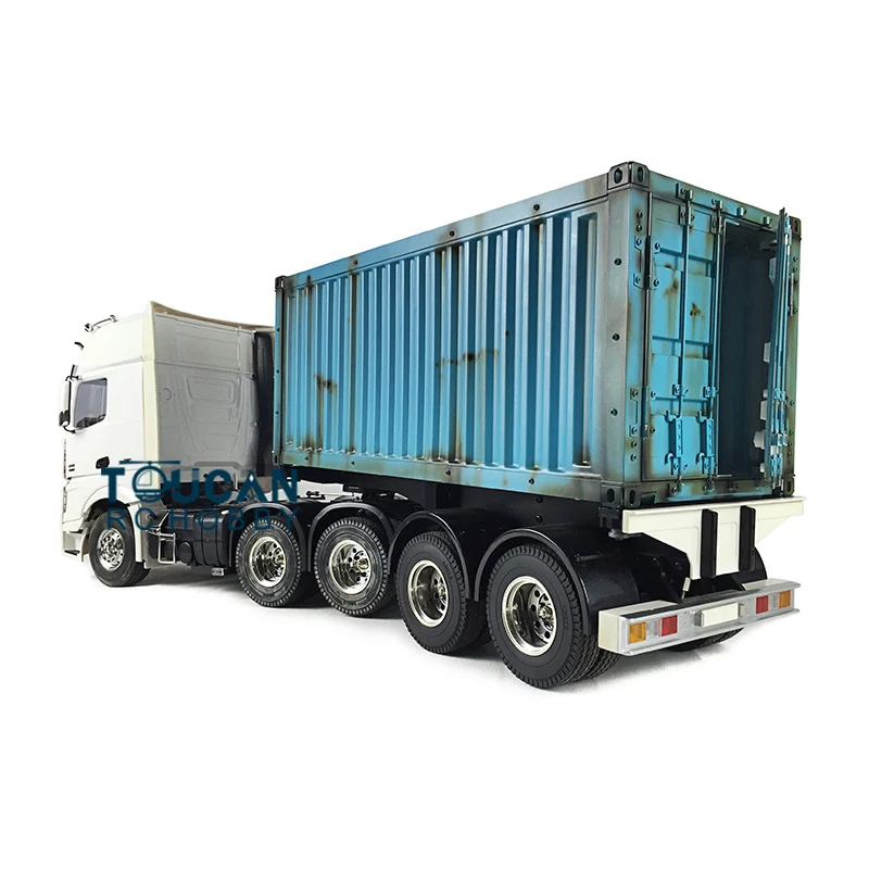 TOUCAN RC Car 1/14 6*4 Tractor Truck 20ft Container Semi-Trailer Painted For Toucan Boys Toys THZH0380-SMT2