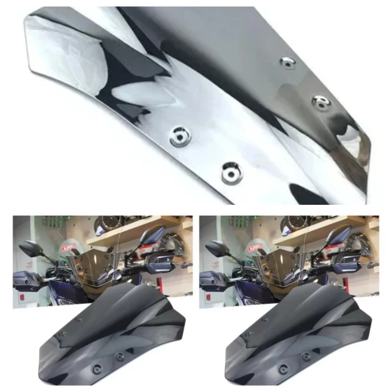For Yamaha MT-09 Tracer MT09 FJ09 FJ-09 2015 2016 15 16 Black Windshield WindScreen Double Bubble MT 09 FJ 09 2015 2016