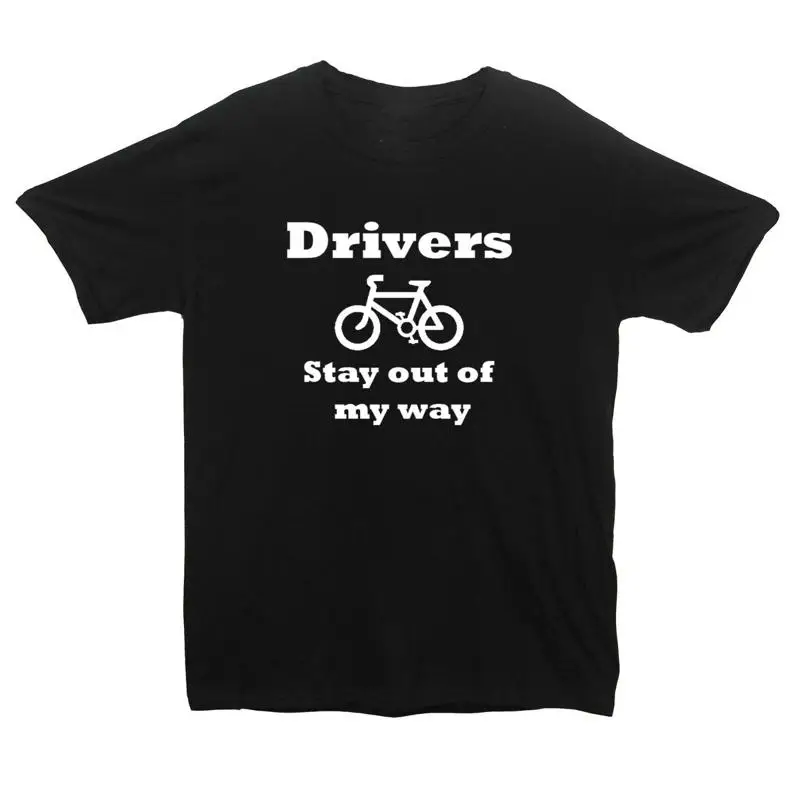 Забавная футболка для велосипедиста Drivers Stay Out My Way