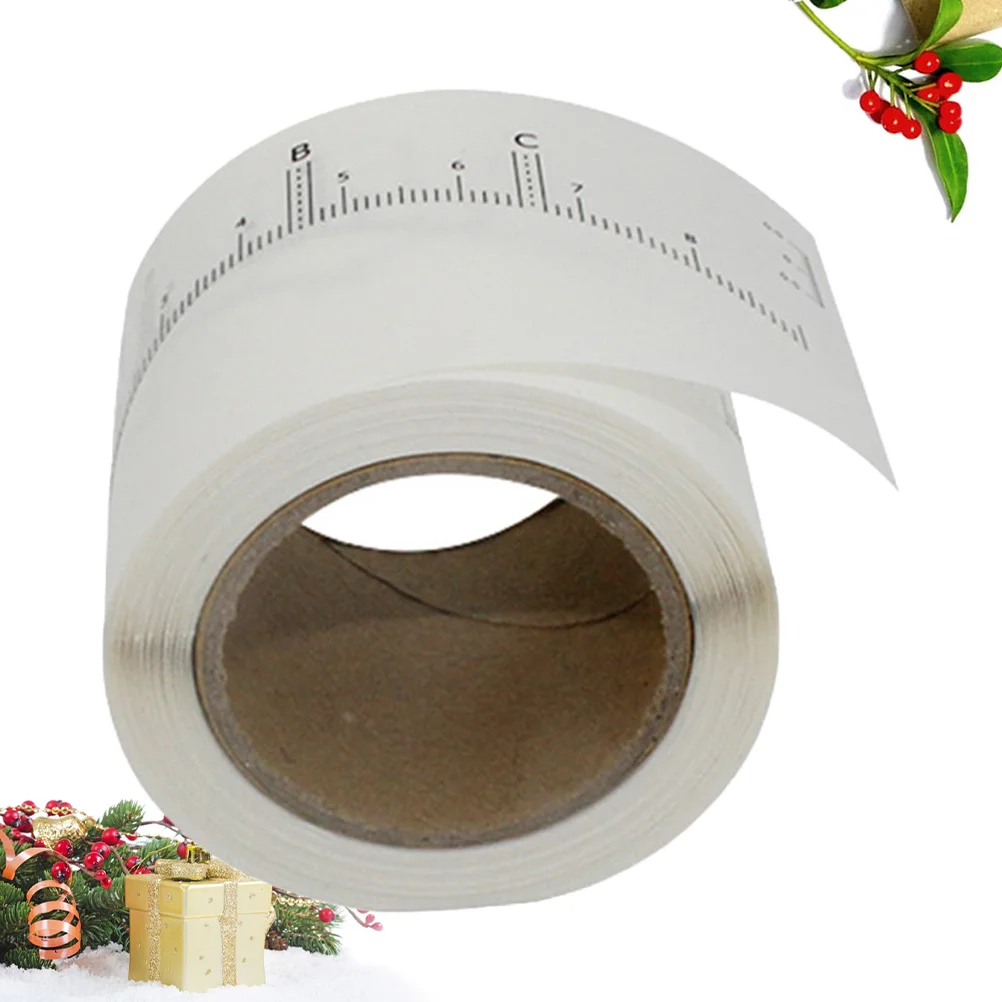 

50Pcs Eyebrow Ruler Disposable Stickers Eyebrow Shaping Tools for Makeup Measurement Jewelry Tattoos Mini Vernier Caliper