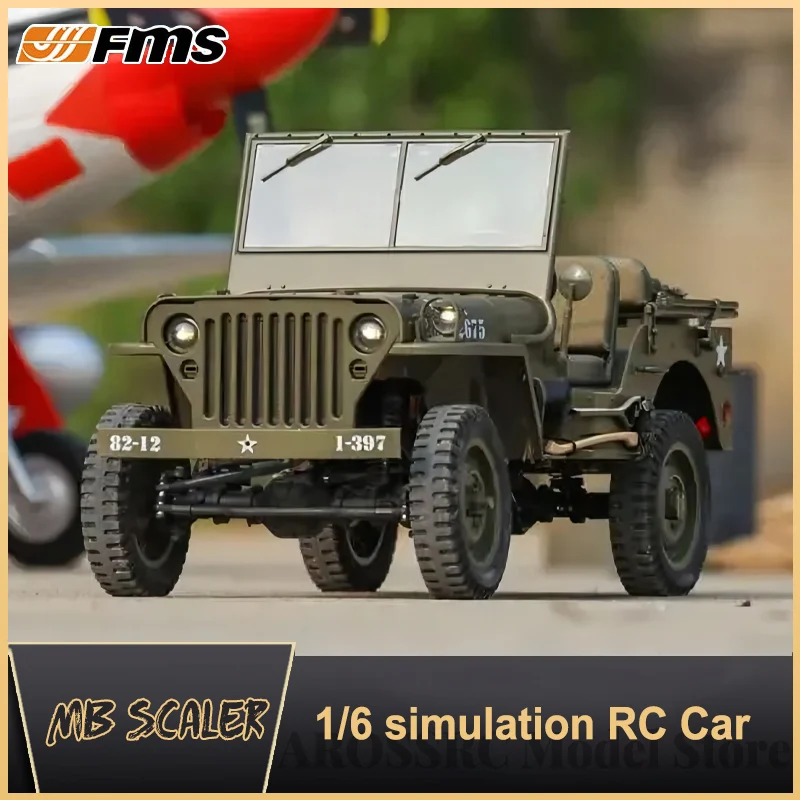 

Fms 1/6 Mb Scaler Model Rc Car 4wd Brushed Fmmroc010 Toy Off Road Climbing Remote Control For Willis Adult Kids 1:6