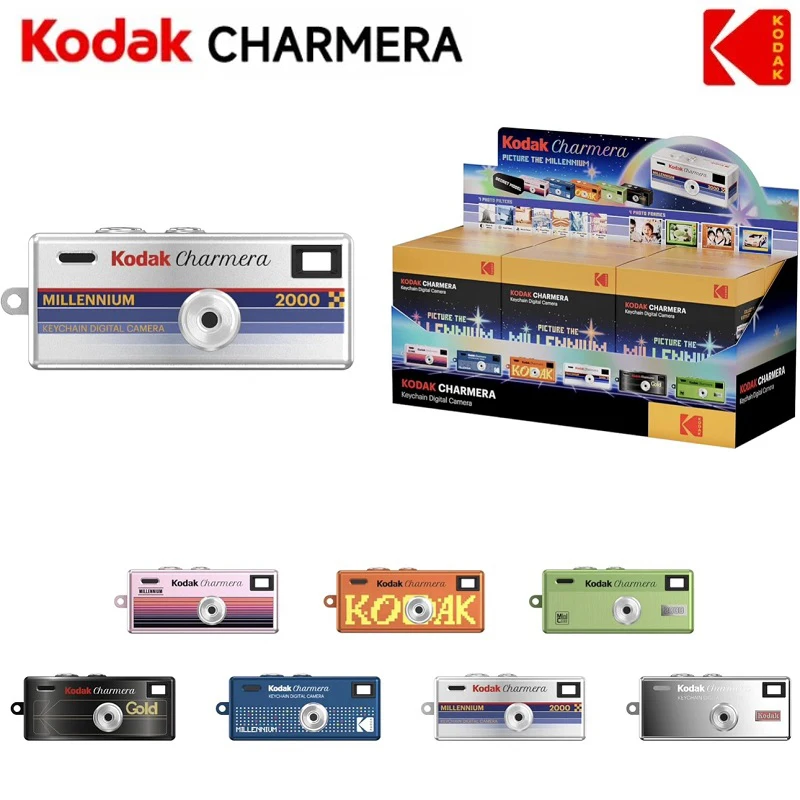 New Kodak Charmera Millennium Edition 2000 35MM/F2.4 7 Colors Random Digital Camera Mini Digital Camera Color Camera For Gift