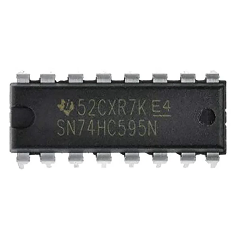 50 шт. IC 74HC595 74HC595N SN74HC595N DIP-16 регистр сдвига логики