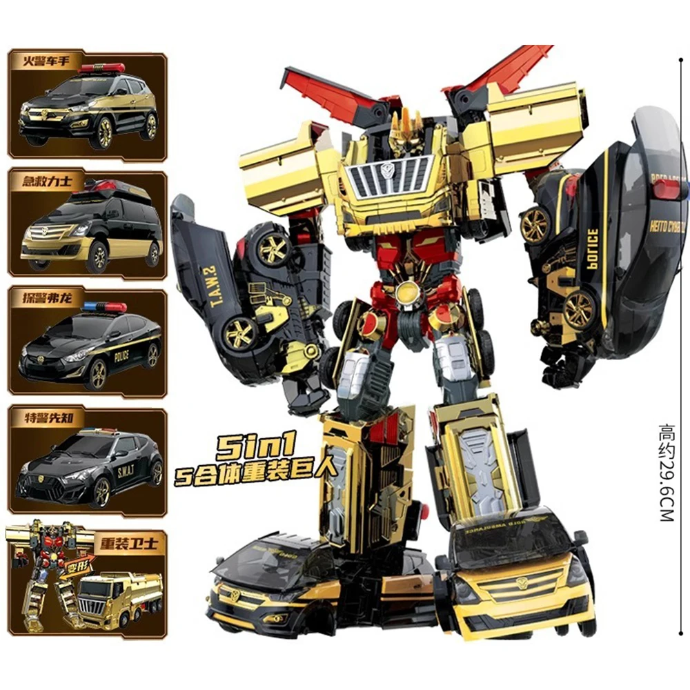 

5 в 1, Carbot Safari Saver, робот-трансформер для автомобиля, игрушки, фигурки героев, модель Penta Storm, деформационные автомобили, игрушка в подарок